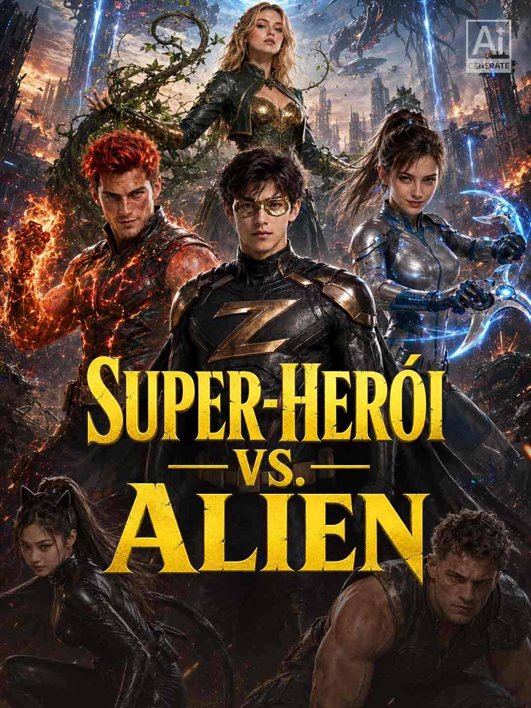 SUPER-HERÓI VS. ALIEN