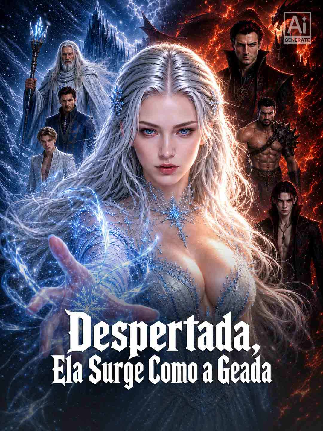 DESPERTADA, ELA SURGE COMO A GEADA